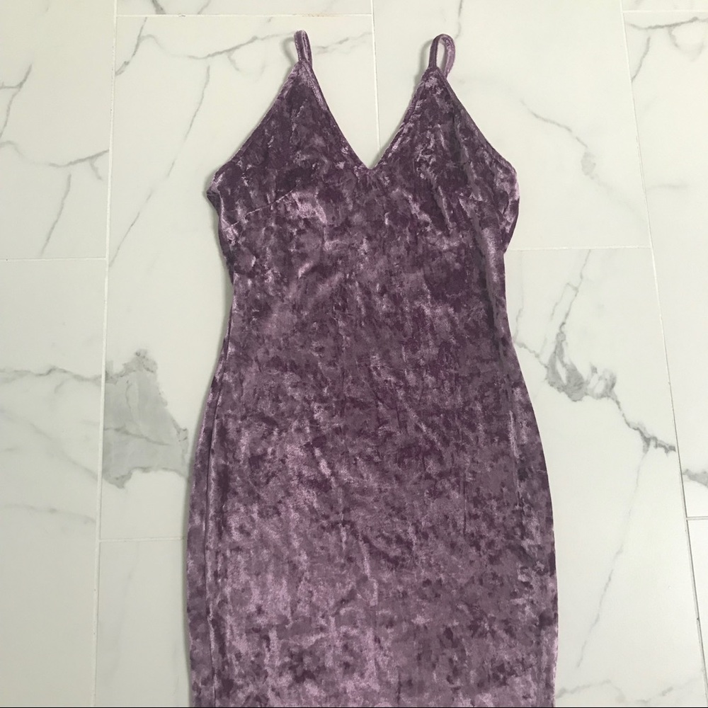 Purple Velvet Dress  |Amazon|